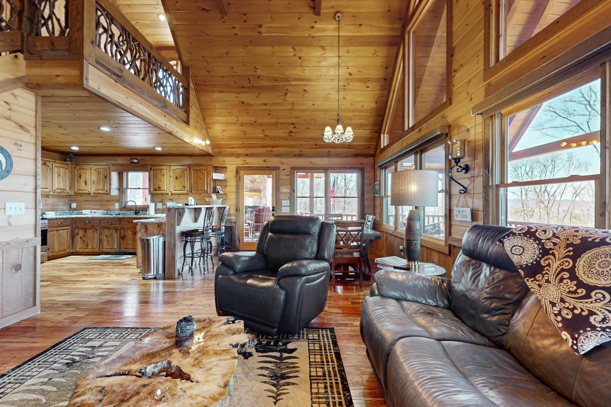 Bougie Bear Cabin Morganton Buitenkant foto