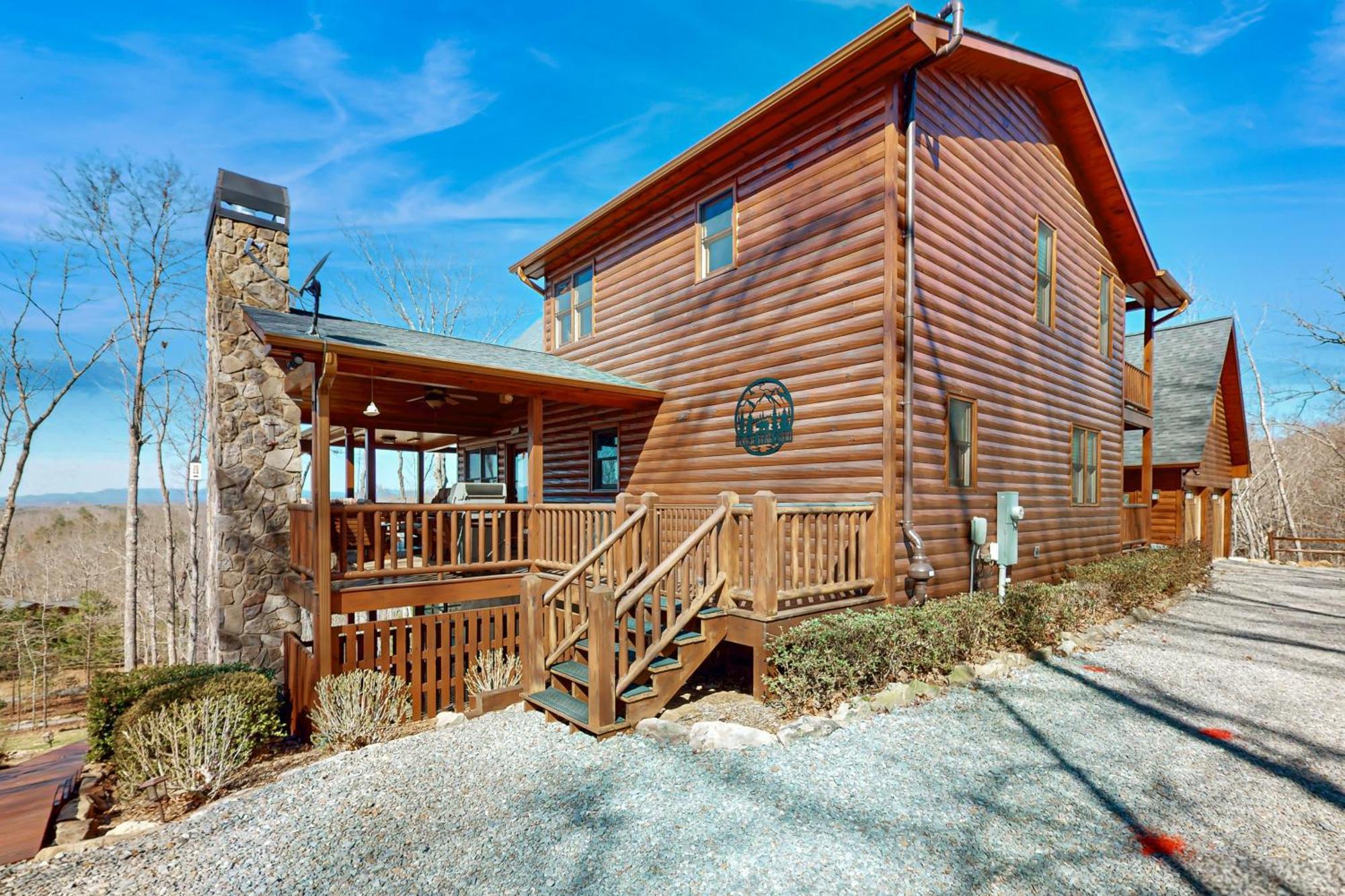 Bougie Bear Cabin Morganton Buitenkant foto