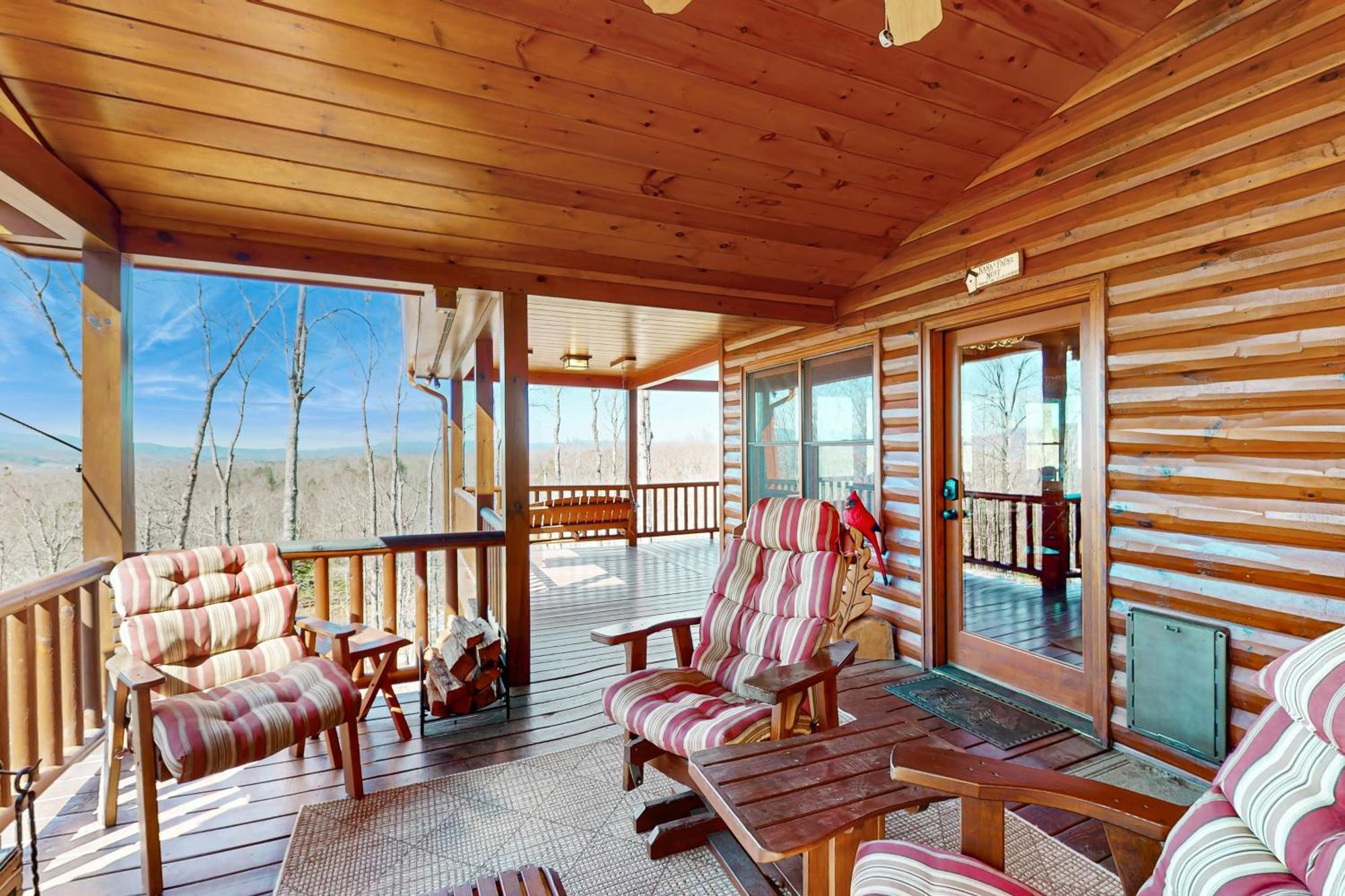 Bougie Bear Cabin Morganton Buitenkant foto