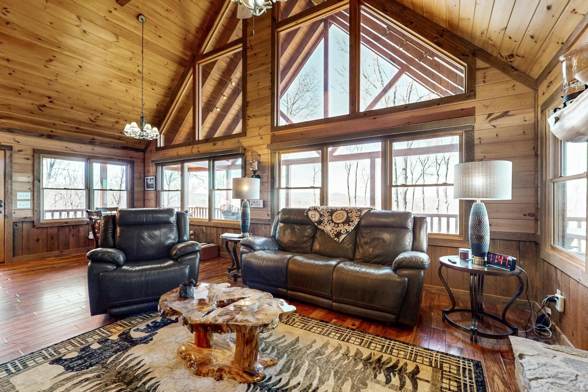 Bougie Bear Cabin Morganton Buitenkant foto